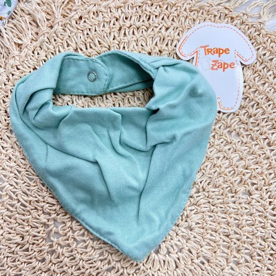  Kit 2 Babadores Bandanas - Safari - Mescla e Verde